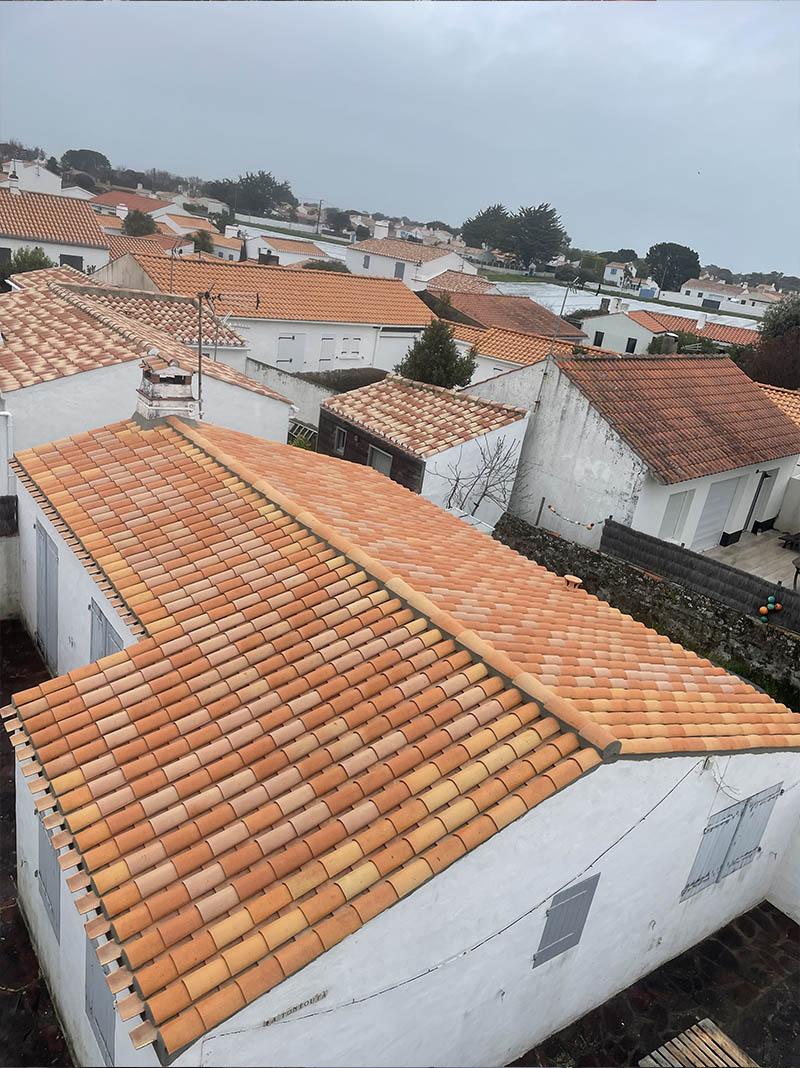 Rénovation toiture tuiles Noirmoutier 2