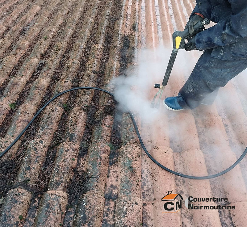 Nettoyage vapeur toiture